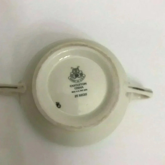Vintage Castleton St Regis Sugar Bowl & 2 Cup Set - Picture 5 of 9